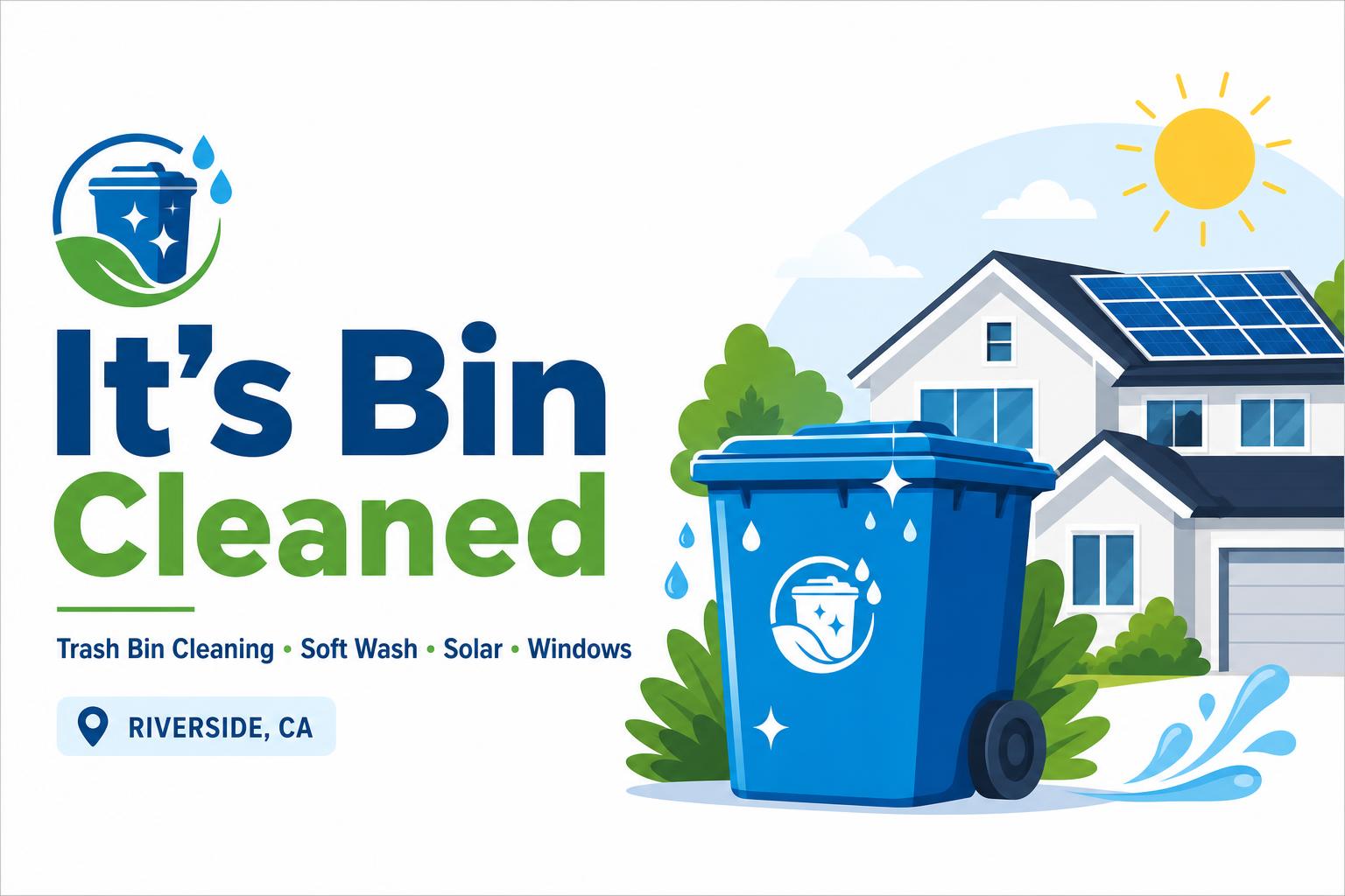 Residential Trash Bin Cleaning in Riverside, CA | It's Bin Cleaned